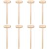 HOTMNTY Mini Martello di Legno,Martello Martellante Giocattolo,Granchio Aragosta Mazze Martelli Crostacei,Martello Solido Giocattolo Educativo per Bambini Creativo Carino Martello Giocattoli,8 Pezzi