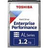 Toshiba AL14SEB12EQ 1.2TB 10K 2.5 Pollici SAS 12 Gb/s 10500 RPM 128MB 512e AL14 Enterprise HDD per Dell HP Lenovo Supermicro Server Hard Drive