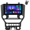 NALsa Android 12 Autoradio per FORD Mustang 2014 2015 2016 2017 2018-2021 2 DIN Stereo Car Tablet Pollici Schermo MP5 Lettore Multimediale Receiver GPS con FM SWC Carplay Android auto (M100S 4core 1+32G,B)
