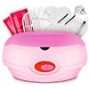 YAOBLUESEA Professionale Scaldacera Cera Salone di Bellezza Elettrica Hot Wax Warmer 150W Beauty Set Rosa