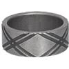 iXXXi Men Anello Lamborghini Argento antico | 23mm, Acciaio inossidabile, Nessuna pietra preziosa