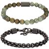 iXXXi Men Set di gioielli Mike Argento | L, L, Acciaio inossidabile, Nessuna pietra preziosa