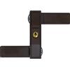 ABUS 85000 2530 B gl Serratura per finestra, marrone, gleichschließend AL0089