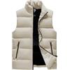 GIBZ Gilet Uomo Trapuntato, Smanicato Leggero e Caldo, Giubbotto con Collo In Piedi e Tasche, Giacca Antivento Invernale