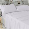 Burrito Blanco T1201 Set di Lenzuola alberghi Grigia, Misto T12, Cotone Poliestere, Ancho de 135 cm