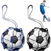 Jeffdad 2 reti da calcio per allenamento e allenamento di palloni da calcio da solo, per allenamento e giocoleria (adatta per palline di dimensioni 3, 4, 5)