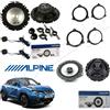 Alpine Kit 6 Casse Altoparlanti Alpine Sxe 1750s+1725s Ant+Post per Nissan Juke 2010-24