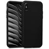 kwmobile Custodia Compatibile con Apple iPhone X Cover - Back Case per Smartphone in Silicone TPU - Protezione Gommata - nero matt