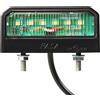 SPARKMOTO 1 x Luci Targa a LED Rimorchio,12V 24V LED luce porta targa rimorchio universale, Fanale illuminazione targa Rimorchio Impermeabile per Auto, Rimorchi, trattori agricoli,camper o Camion