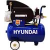 VINCO Compressore d'aria 24 litri Hyundai 65600 2 HP 1500 W