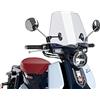 Puig 3490W Carenabrise Trafic e Urban Parabrezza aerodinamico Urbano in policarbonato da 3 mm con Profilo Arrotondato e Protezione dal Vento per la Guida Quotidiana, Trasparente