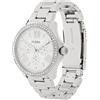 Fossil Orologio Cecile da donna, movimento al quarzo multifunzione, cassa in acciaio inossidabile argentata di 40 mm con bracciale in acciaio inossidabile, AM4481