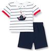 Chicco Completo 2 Pezzi T-Shirt E Pantaloncini Eleganti, Bimbo 0-24, Blu (2), 9 mesi