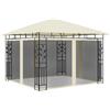 Vidaxl Gazebo con Zanzariera 3x3x2,73 m Crema 180 g/m²