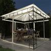 Vidaxl Gazebo con Zanzariera e Luci LED 3x3x2,73 m Crema