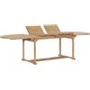 Vidaxl Tavolo da Giardino Allungabile 180-280x100x75cm in Teak Ovale