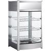 Forcar Vetrina riscaldata - mod rtr97l - struttura in acciaio inox - n. 3 ripiani - termostato +30° /+90° c - alimentazione 220-240v/1/50-60hz - dimensioni cm l 46 x p 45 x 78,5h