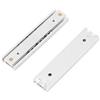 FTVOGUE Mini scorrevole di alluminio della lega di alluminio durevole di 16mm per l'armadietto del cassetto 2pcs / set(70mm)