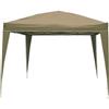 Domus GAZEBO RICHIUDIBILE DOMUS ACCIAIO/POLY ECRU MT 3X3