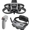 DJI Avata Explorer Combo - Drone FPV con fotocamera, quadricottero UAV, video stabilizzati in 4K, FOV di 155°, freno d'emergenza e volo stazionario, nuovo RC Motion 2 e visore Goggles Integra