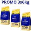 Fish4Dogs Finest Puppy LARGE Pesce Bianco per Cuccioli - PROMO 3 x 6 Kg ( 49,90 A SACCO)