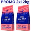 Fish4Dogs Finest Salmone Complete Adult LARGE - PROMO 2 x 12 Kg ( 89,90 A SACCO)