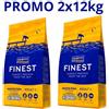 Fish4Dogs Finest Adult Ocean White Fish Pesce Bianco LARGE - PROMO 2 x 12 kg ( 89,90 A SACCO)