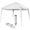 GDLC Gazebo in acciaio bianco 3x2 mt 2,6h - richiudibile a ombrello fisarmonica + sacca