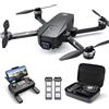 Holy Stone HS720E Drone EIS 4K con Fotocamera UHD per Adulti Motore Brushless, Quadcopter GPS Facile per Principianti con Tempo di Volo di 46 Minuti, Trasmissione a 5 GHz, Follow Me e Cam anti-shake