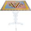 Vesta Tavolino Quadrato Decor Rainbow 50x50 cm