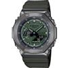 Casio G-SHOCK Orologio Uomo Casio G-SHOCK in Resina CLASSIC Multifunzione GM-2100B-3AER Verde