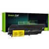 Green Cell® Standard Serie 42T5225 Batteria per Portatile Lenovo IBM ThinkPad T61 T400 R61 R61i R400 (6 Pile 4400mAh 10.8V Nero)