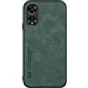 Kepuch Silklike Cover per Oppo A17 - Custodia Case Piastra Metallica Incorporata per Oppo A17 - Verde