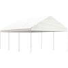 Vidaxl Gazebo con Tetto Bianco 6,69x4,08x3,22 m in Polietilene