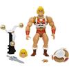 Masters of the Universe - Origins Personaggio Deluxe He-Man Pugni Volanti Snodato da Collezione con Accessori, Giocattolo per Bambini 6+ Anni, HDT22