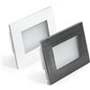 Lampo Faretto Segnapasso LED 3W Tricolor Incasso 503 Luce Calda Naturale Fredda