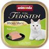 animonda Vom Feinsten Adult - Cibo umido per gatti adulti, menù delicato, tacchino, 32 x 100 g