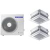 Samsung Climatizzatore Condizionatore Mini Cassetta Windfree 4 Vie 9000+12000 Btu Inverter Classe A+++/A++ AJ050TXJ2KG/EU