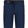 CMP Outdoor Bermuda Stretch, Girl, Blue-Red Kiss, 110