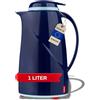 Helios 2934-008 Wave Push - Thermos in plastica, 1 l