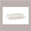POLO PLAST 25 Pz Scatola Porta Macaron Fondo e Coperchio Trasparente 8 Pose