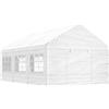 Vidaxl Gazebo con Tetto Bianco 6,69x4,08x3,22 m in Polietilene