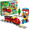 LEGO DUPLO Dampfeisenbahn, Eisenbahn-Spielzeug Steinen mit Tierfigur, Zug-Spielz