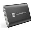 HP Hewlett Packard - 7NL52AA#ABB, unità SSD esterna portatile P500-250 GB, USB 3.1, 2a gen (connettore USB-C), nero