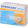 EFFERALGAN 330 mg 20 compresse effervescenti con Vitamina C pz Compresse