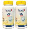 Longlife Srl LongLife® MSM Plus Set da 2 2x60 pz Compresse masticabili
