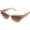 Guess GU7901 44F | Occhiali da Sole Graduati o Non Graduati | Prova Online | Plastica | Cat Eye, Ovali / Ellittici | Marrone, Rosa, Trasparente | Adrialenti