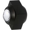 V-TAC VT-2503 Lampada applique LED 2W da parete quadrata doppio fascio luminoso 3000K colore nero IP54 - SKU 23028