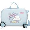 Enso Dreamer Valigia per bambini blu 45 x 31 x 20 cm Rigida ABS 27,9 L 1,8 kg 2 ruote Bagaglio mano, blu, Valigia per bambini