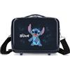 Disney Happy Stich Bagaglio, Unisex - Bambini e ragazzi, Blu Marino, 29 x 21 x 15 cm